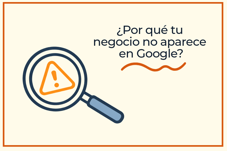 Errores por los que un negocio no aparece en Google
