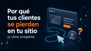 Por qué tus clientes se pierden en tu sitio